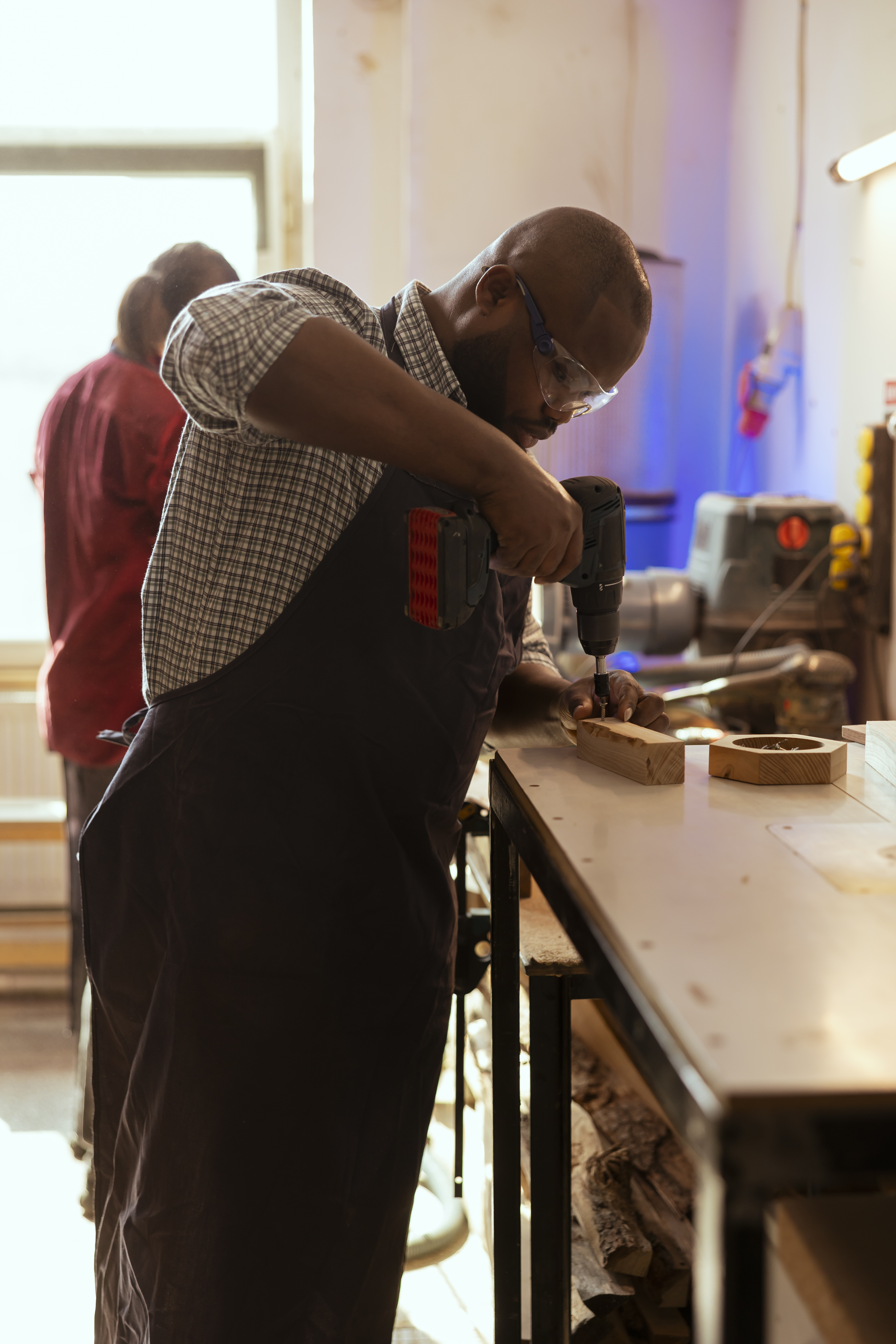 Carpenter at work
